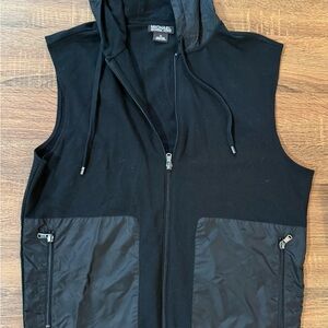 Michael Kors Black Hooded Men's Vest